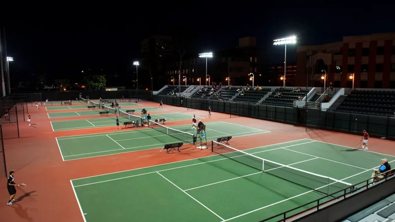 Marks Tennis Stadium, University of Southern California, Los Angeles, CA